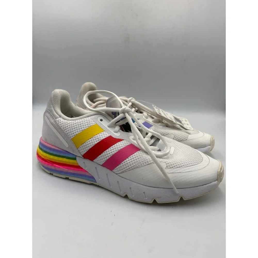 Adidas ZX 1K Boost Pride‎ Colors Sneakers, New. Sz 8